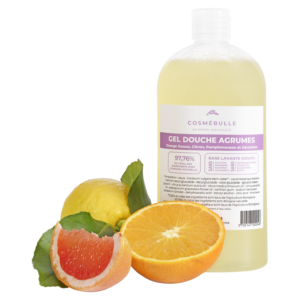 Gel douche agrumes bio et en vrac