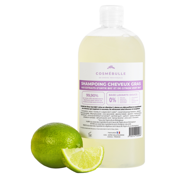 Shampoing cheveux gras
