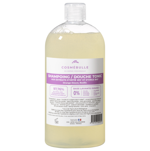 Shampoing/douche 2 en 1 tonic