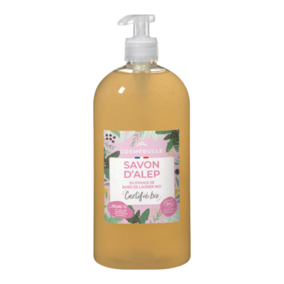 SAVON LIQUIDE D'ALEP CERTIFIÉ BIO*
