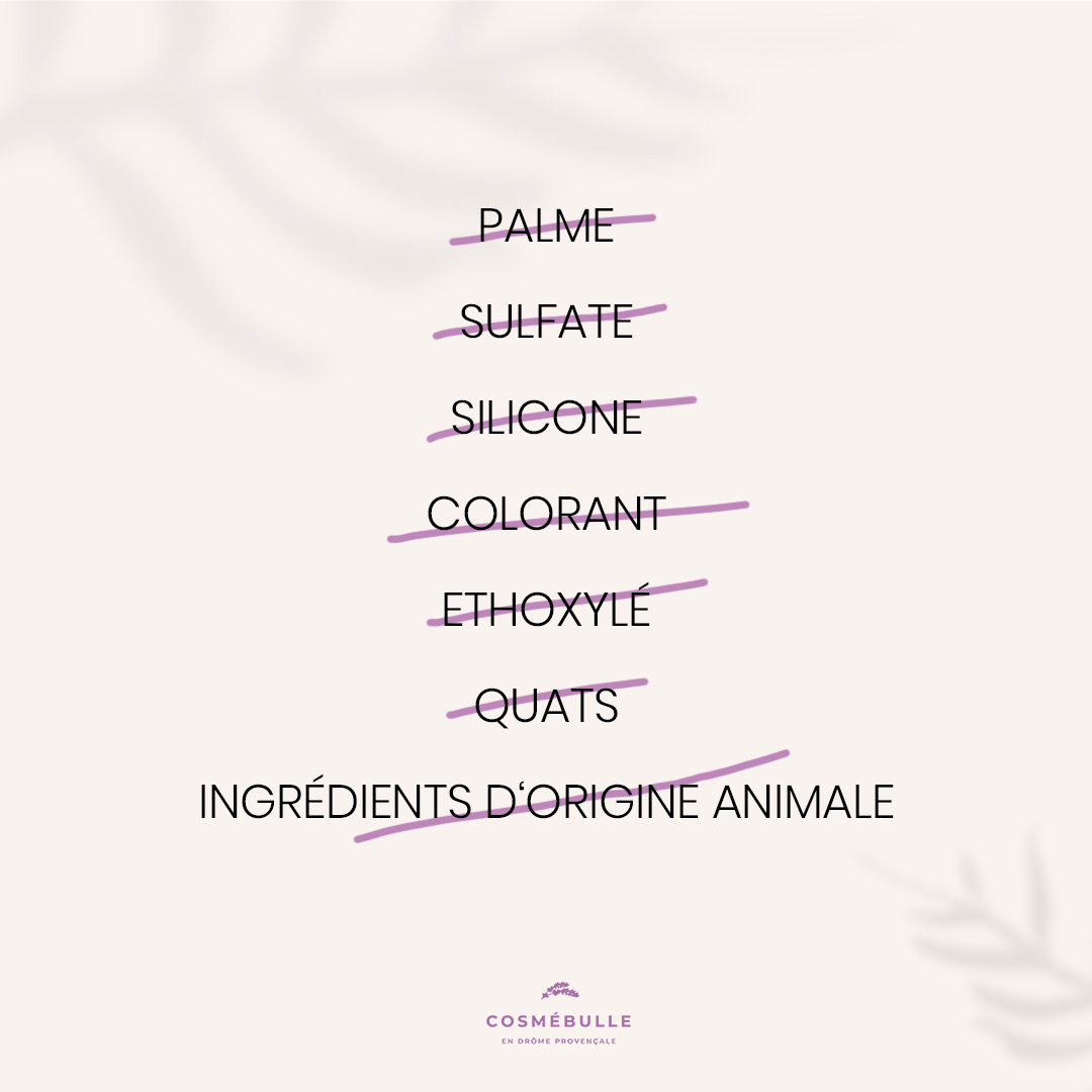 Produits bannis Cosmébulle