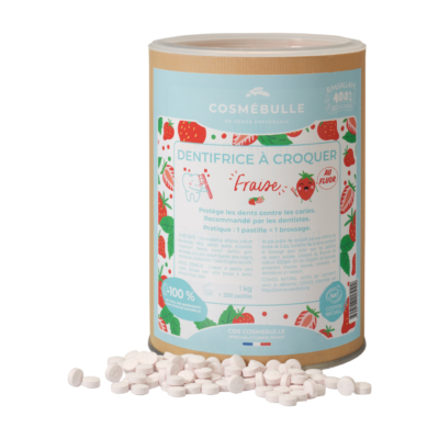 DENTIFRICE À CROQUER ENFANT FRAISE – Image 2